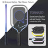 Luzzpickleball Pro 4 Tornazo Carbon Fiber Pickleball Paddle - Dual-Layer Core