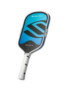 Selkirk Omni pickleball paddle Hydro blue and black detail